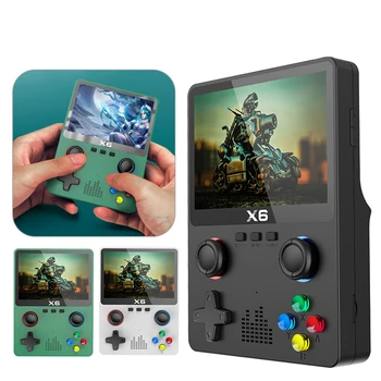 Портативная портативная игровая приставка с 3,5-дюймовым IPS экраном, классическая игровая приставка, детский подарок, игровой симулятор видеоплеера