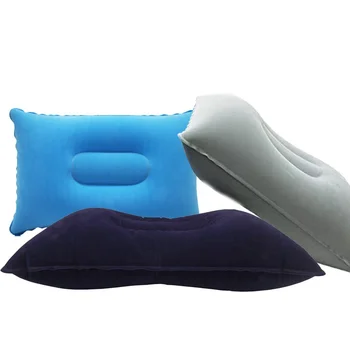 Портативная складная Надувная Воздушная подушка для путешествий на открытом воздухе, для сна, кемпинга, ПВХ Носилки для шеи, Плоскость спинки, Удобная Подушка