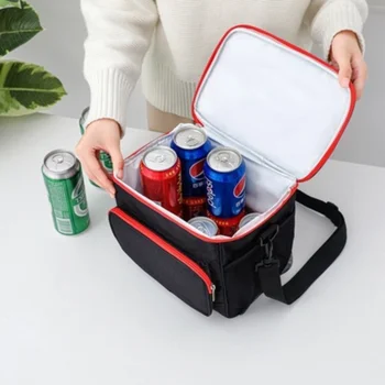 Портативная сумка для пикника, термоизолированный ланч-бокс, сумка-холодильник, водонепроницаемый рюкзак, сумка для Бенто, сумки для хранения школьной еды