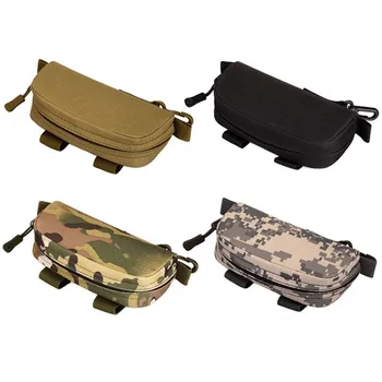 Портативная уличная сумка для тактических очков, Камуфляжный мужской нейлоновый поясной ремень, солнцезащитные очки, футляр для очков, уличная сумка-клатч