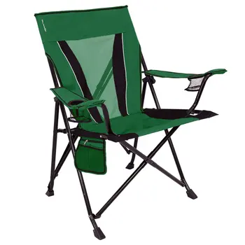 Портативный походный стул для взрослых Jasper Dual XXL, зеленый, открытый размер 28,3 дюйма. Д х 39,5 дюйма. Ш х 40 дюймов ”В