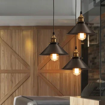 Потолочный светильник Edison Home Lighting, Винтажный металлический светильник в деревенском стиле, креативные ретро-светильники