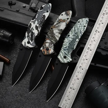 Походный тактический нож Портативный Складной Нож для выживания на открытом воздухе, острый нож, охотничий нож, свисток, инструмент для зажигания