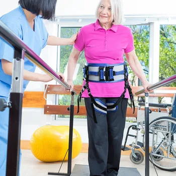 Поясной ремень для ходьбы с помощью медицинской реабилитации, пояс для передачи помощи при инсульте, гемиплегии, стоянии.