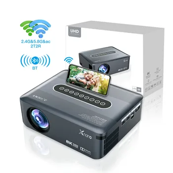 Проектор X1 8k 12000 Люмен Мини Портативный проектор 1080P WIFI Умный домашний кинотеатр Led Android видеопроектор 4k для фильмов