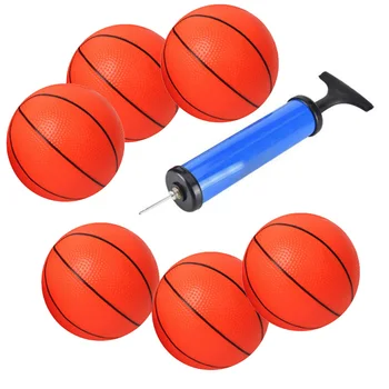 Прочный высококачественный Новый Практичный Полезный Баскетбол ПВХ Счастливые Детские Спортивные игрушки С насосом 6шт Детские Игры