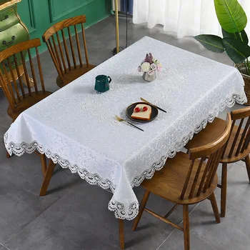 Ресторанная круглая чайная скатерть для стола Европейская кружевная скатерть_ling238