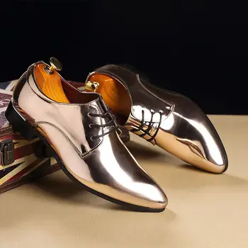 Роскошные мужские туфли Golden Bullock, мужские костюмные туфли, повседневная официальная кожаная обувь, мужские свадебные туфли, Итальянское платье, банкетная обувь A140