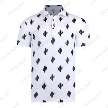 Рубашки для гольфа Rolo, мужские футболки, Спортивная одежда, Летние топы с коротким рукавом, Быстросохнущие рубашки поло из дышащего джерси mtb