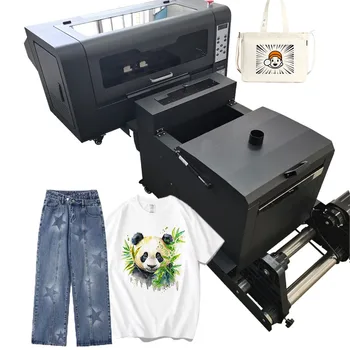 Самый продаваемый плоттер с двумя печатающими головками Из ПЭТ-пленки формата А3, ткань для футболок, одежда для встряхивания порошка, Dtf-принтер прямого преобразования в пленку