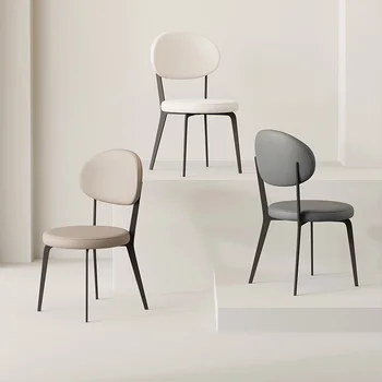 Свадебные Современные обеденные стулья Передвижной Металлический Европейский стул Для спальни Скандинавские Обеденные стулья Мебель для вечеринок HDH