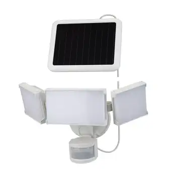 Светодиодный прожектор на солнечной батарее с 3 головками, активируемый движением на 180 градусов, 2000 люмен, Ветряные колокольчики, светодиодные гирлянды, дворовые фонари sol