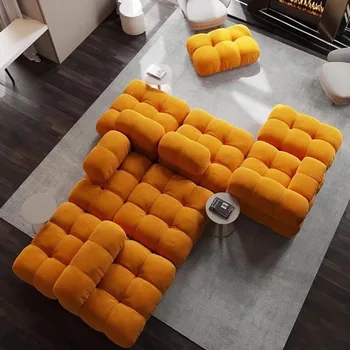 Секционный диван с откидывающейся спинкой, современная Одноместная гостиная, Органайзер для дивана, Минималистичный салон для отдыха, украшение для дома