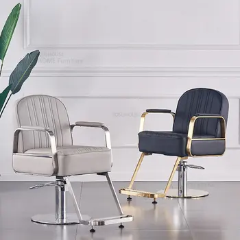 Современные высококачественные подъемные парикмахерские кресла, салонная мебель, Парикмахерское кресло, Откидывающееся назад, Салонные парикмахерские кресла M