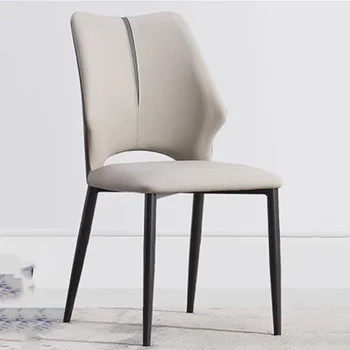 Современные обеденные стулья в скандинавском стиле, эргономичный дизайн, кресло для отдыха в спальне, Металлическая офисная мебель для улицы