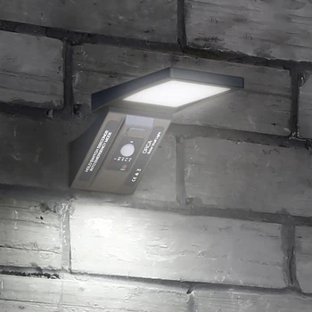 Солнечный настенный светильник, уличный фонарь с функцией обнаружения движения на батарейках