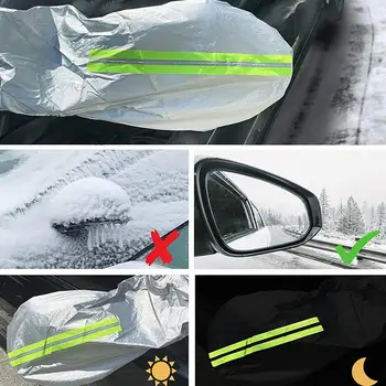 Солнцезащитный чехол на переднее стекло, складной чехол на ветровое стекло автомобиля, Водонепроницаемая защита от замерзания, теплоизоляция на зиму