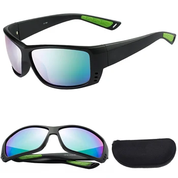 Спортивные очки, мужские поляризованные солнцезащитные очки для вождения, винтажные велосипедные квадратные очки, женские очки, мужские велосипедные очки CAT CAY