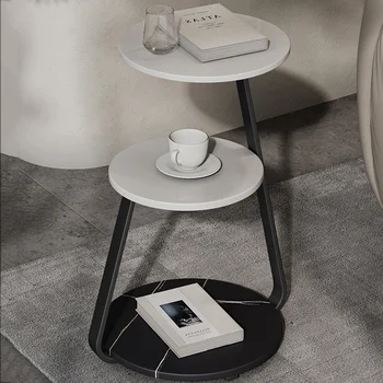 Стол в прихожей Элегантный Круглый дизайн в скандинавском стиле Роскошные журнальные столики для гнездования Мебель для гостиной Orta Sehpa MQ50CJ