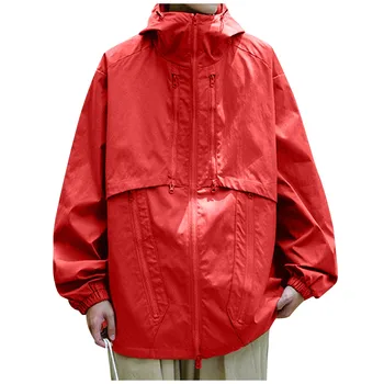 Уличная куртка из искусственной кожи, осенне-зимний мужской костюм для альпинизма, рабочая одежда, пальто с капюшоном Chaquetas Hombre