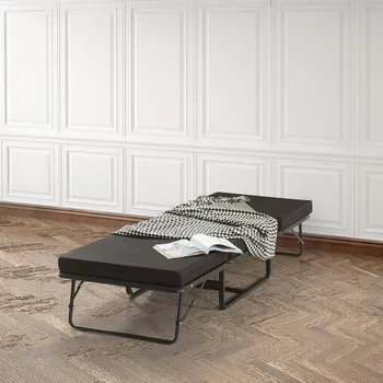 Умная мебель Табурет трансформируется в кровать Пуфик Складной каркас гостиничной кровати Металлический
