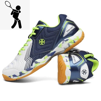 Унисекс, профессиональная теннисная обувь, мужская обувь для настольного тенниса для тренировок в помещении, Удобная обувь для бадминтона, Дышащие кроссовки, мужские