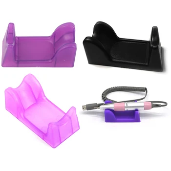 Фиолетовый Пластиковый Электрический Гвоздодер для ногтей Пилочка для Маникюра Держатель Ручки Подставка для нейл-арта
