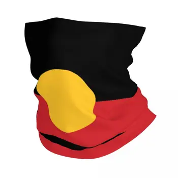 Флаг австралийских Аборигенов, Бандана, Грелка для шеи, Мужской Женский Зимний Походный Лыжный Шарф, Гетры, Маска для лица