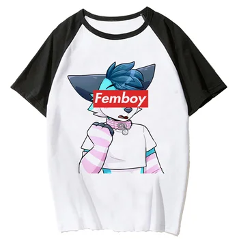 Футболка Femboys женская уличная одежда футболка женская японская одежда с комиксами harajuku