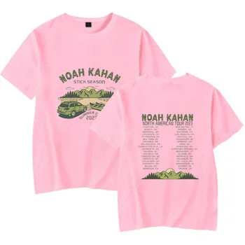Футболка Noah Kahan Camp Tour Merch с короткими рукавами, повседневная футболка унисекс