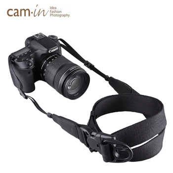 Хлопковая лента cam-in серии cs123 Ninja из коровьей кожи, универсальный ремешок для камеры, Хлопчатобумажная ткань для переноски через плечо, Регулируемый ремень