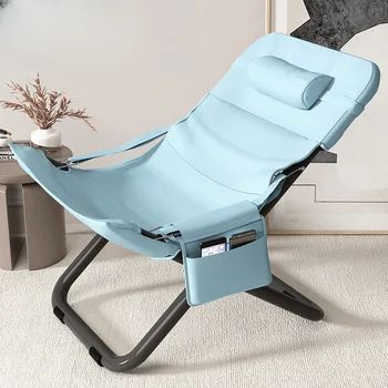 Шезлонг с откидной спинкой, пляжные стулья для террасы, домашние складные пляжные стулья для гостиной