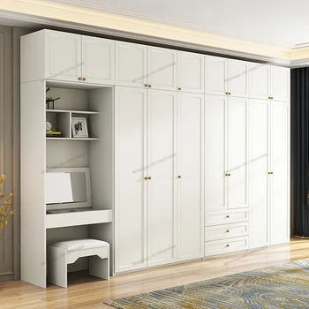 Шкаф для одежды Nordic Light Роскошный домашний шкаф для спальни Экономичный общий гардероб