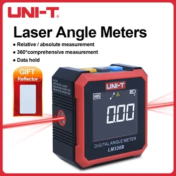 Электронный лазерный измеритель угла наклона UNI-T LM320A LM320B для хранения данных относительных и абсолютных измерений