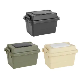 Ящик для хранения в кемпинге, уличная коробка для салфеток с крышкой для путешествий, домашняя кухня