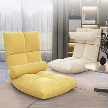מתקפל כורסת ספה צהוב טאטאמי Reclinable מודרני בית זעיר עצלן חדש בספה זול ליל כל הקדושים מתאבנות סלון בית ריהוט