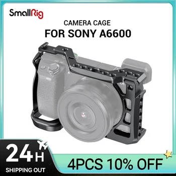 Клетка для камеры SmallRig A6600 для Sony A6600 с креплением для холодного башмака с отверстиями для резьбы 1/4 для микрофона, вспышки, вариантов DIY 2493