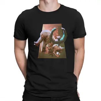 Ретро Мужская футболка Quake Crewneck из ткани с коротким рукавом, забавные высококачественные подарки на День рождения